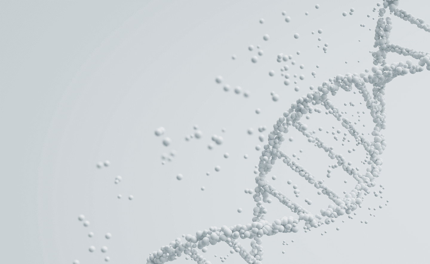 An image of an enlarged DNA sequence